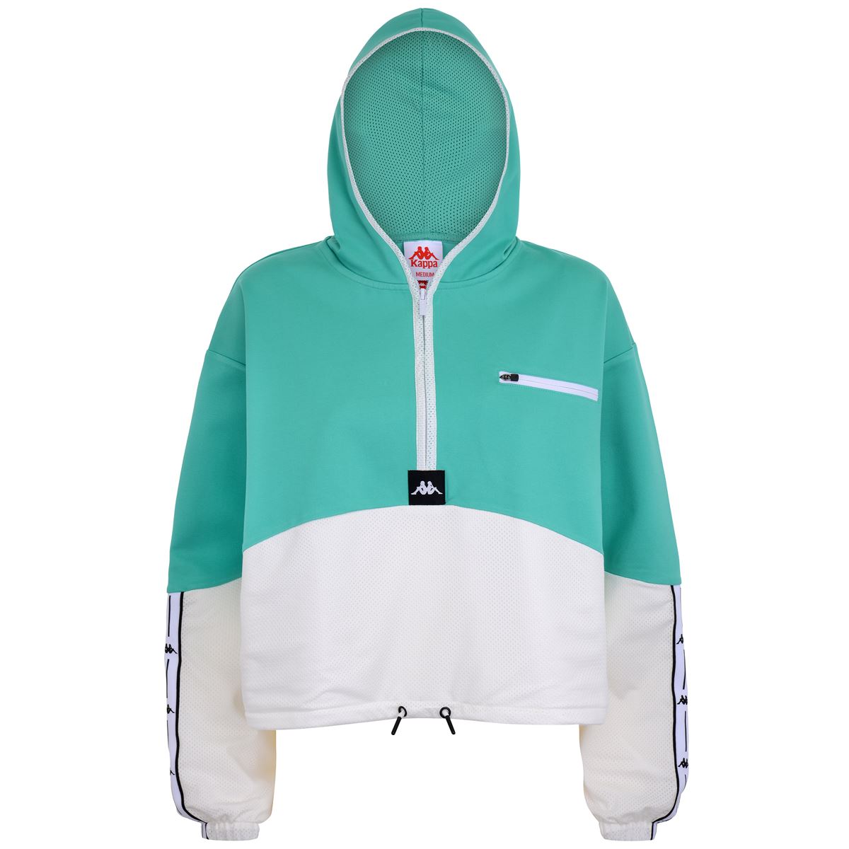 felpa kappa verde donna