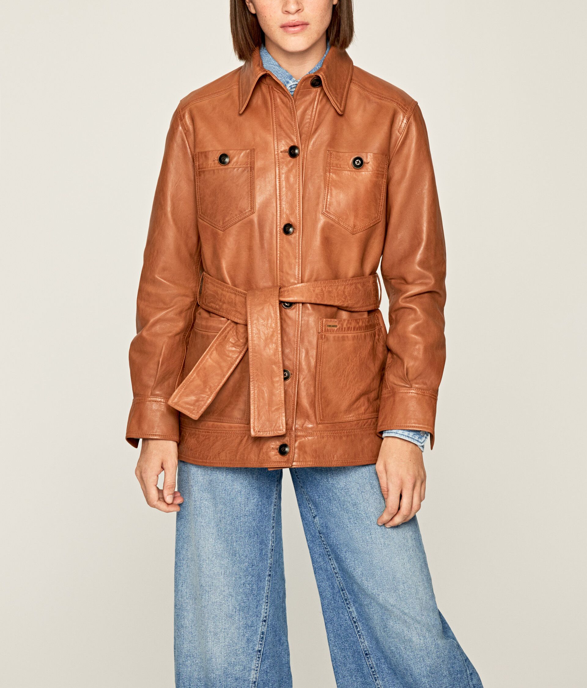 Giacca pelle pepe jeans sales