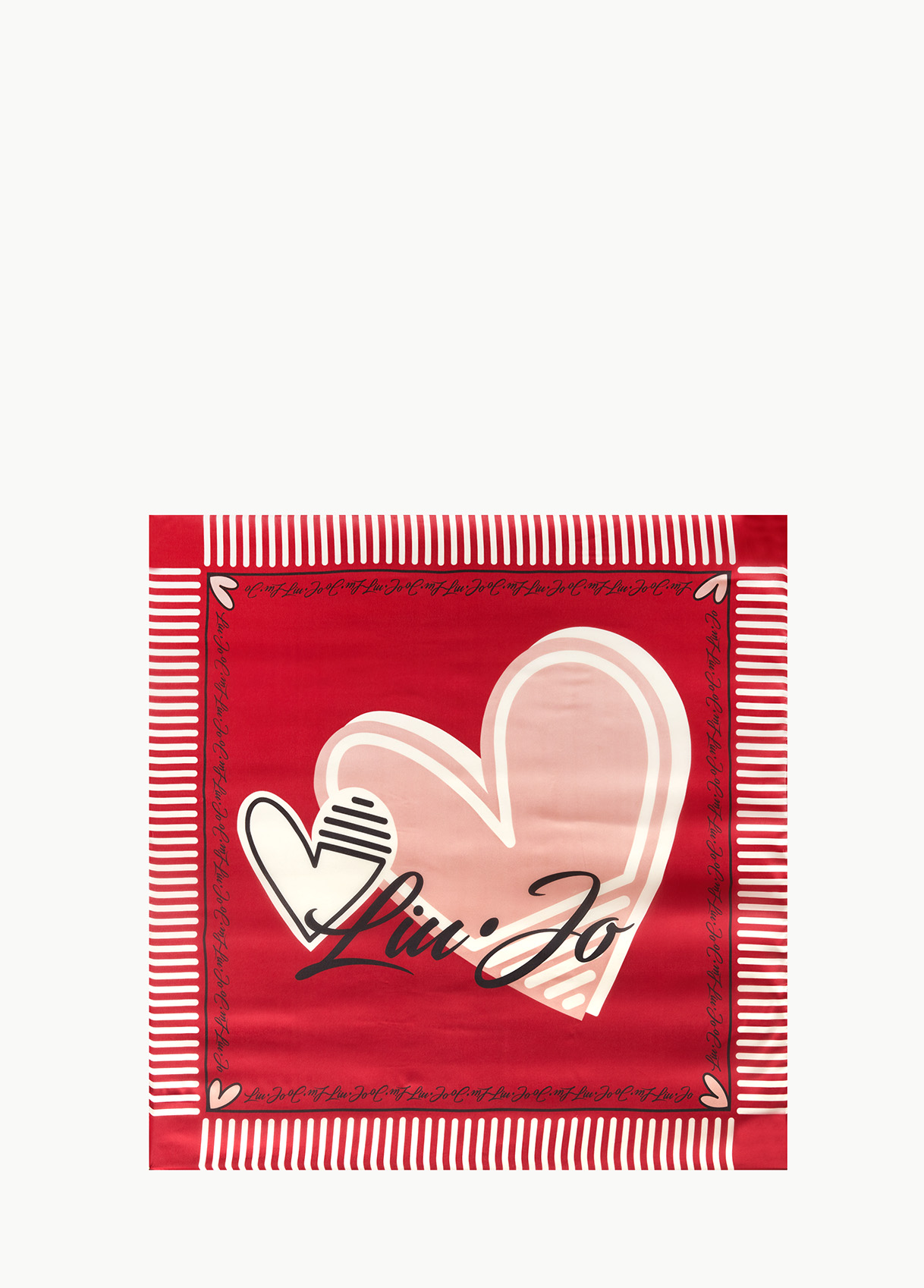 Foulard LIU JO Con Logo - Sciarpa 120x120 Cm, Design Elegante E Morbido - Foto 5