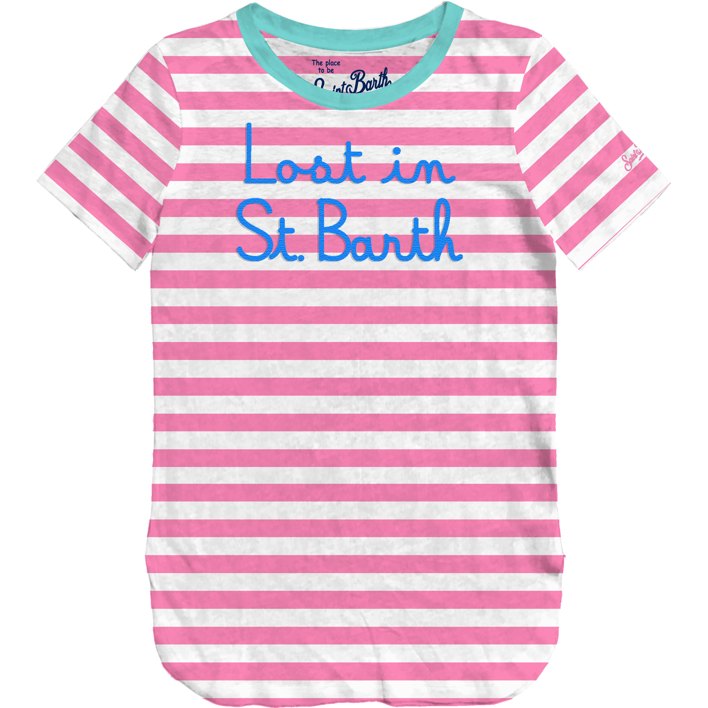 T-shirt Uomo SAINT BARTH MC2 EMB Dover giallo fluo - Piccadilly Mood